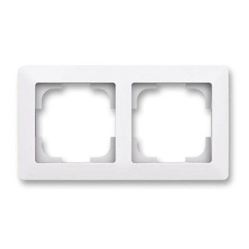 ABB 3901T-A00020 500 - Подвійна рамка ZONI біла
