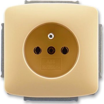 ABB 5518A-A2349 D - Розетка для дома без рамки TANGO 250V бежевая