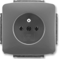 ABB 5518A-A2349 S2 - Домашняя розетка без рамки TANGO 250V тёмно-серая