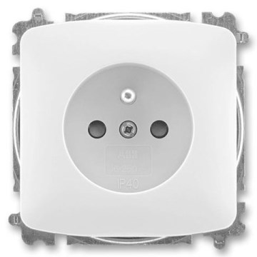 ABB 6619A-A06357 B - Домашня розетка без рамки TANGO 250V біла