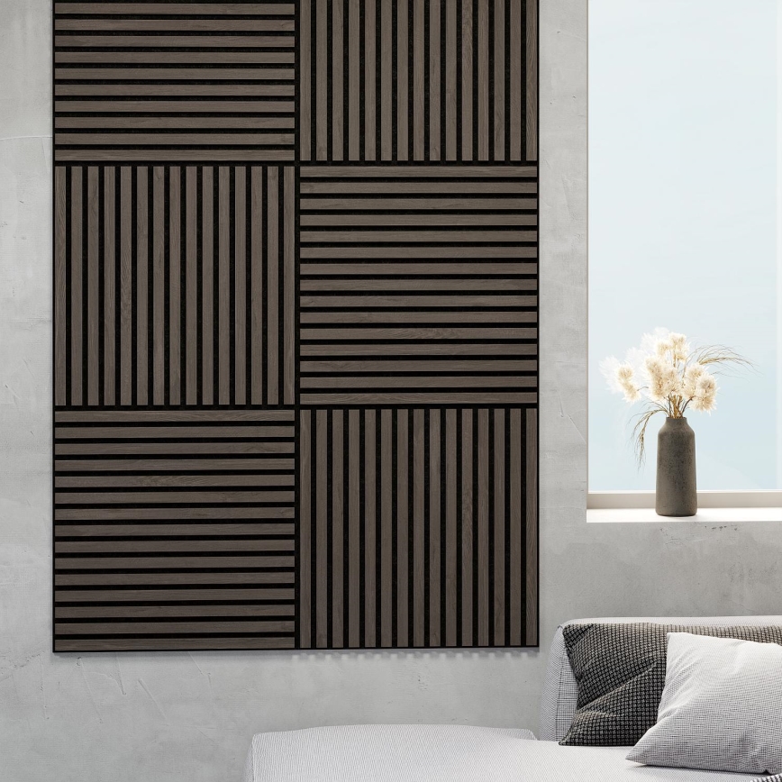 ADA 4x Акустическая облицовочная панель DANVIKEN 60x60 см, орех