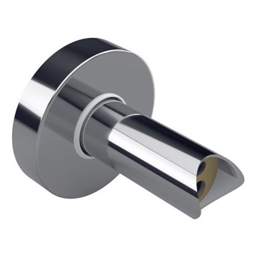 Адаптер для прихованого підключення електрополотенцесушувачів в стіну 6,4x6,4 cm сріблястий