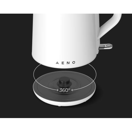 AENO - електричний чайник 1,5 л 2200 Вт/230 В білий