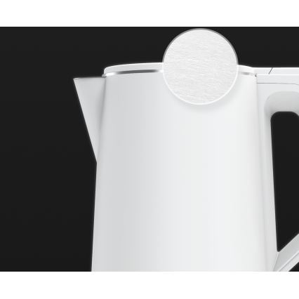 AENO - Електричний чайник 1,5 л 2200 Вт/230 В білий