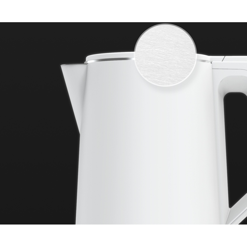 AENO - Електричний чайник 1,5 л 2200 Вт/230 В білий