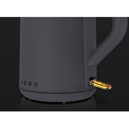 AENO - Електричний чайник 1,5 л 2200 Вт/230 В чорний