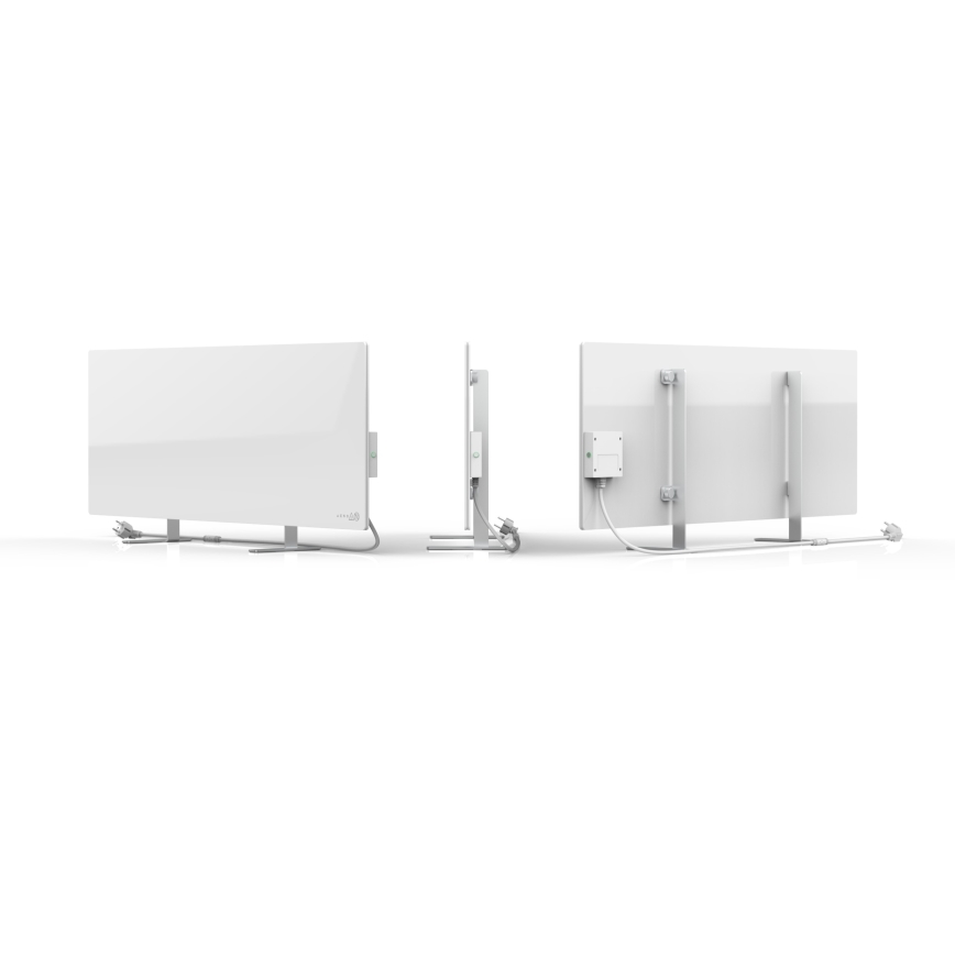 AENO - Розумна електрична інфрачервона панель 700W таймер/термостат IP44 Wi-fi білий