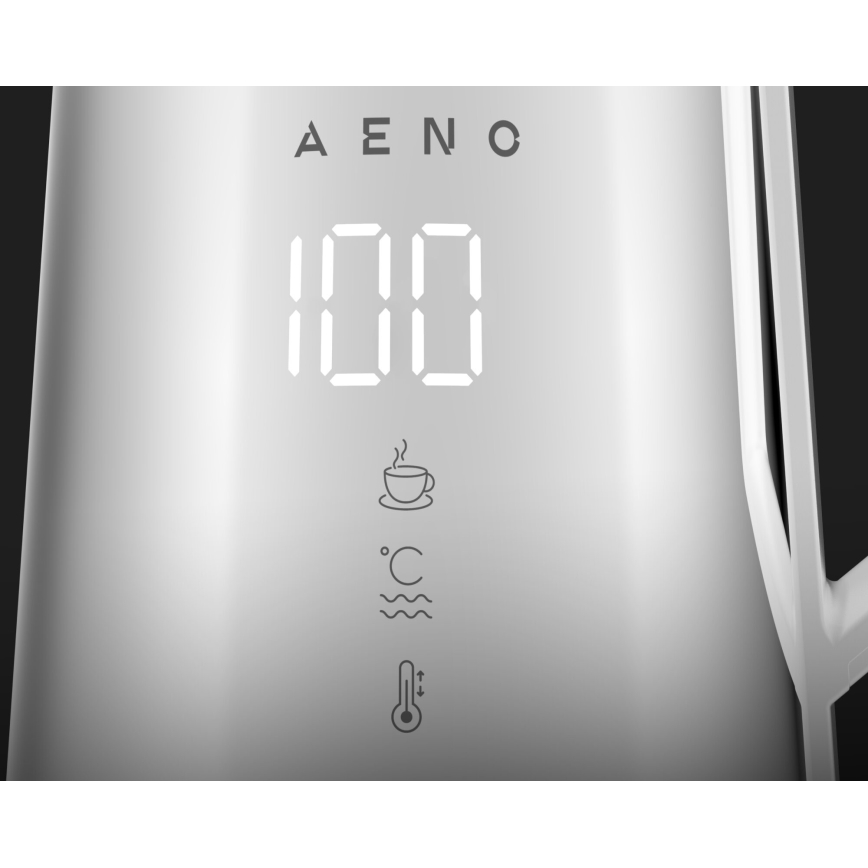 AENO - Розумний електричний чайник із LED-дисплеєм 1,7 л 2200W/230V білий