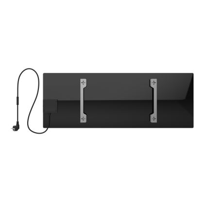 AENO - Умная электрическая инфракрасная панель 700W таймер/термостат IP44 Wi-Fi черный
