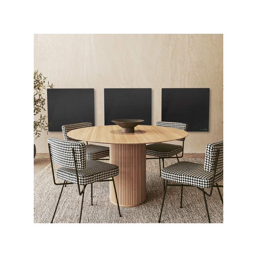 AENO - Умная электрическая инфракрасная панель 500 Вт с таймером/термостатом, Wi-Fi, белая