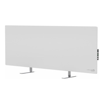 AENO - умная электрическая инфракрасная панель с LED‑дисплеем, 700 Вт, таймер/термостат, IP44, Wi‑Fi, белая