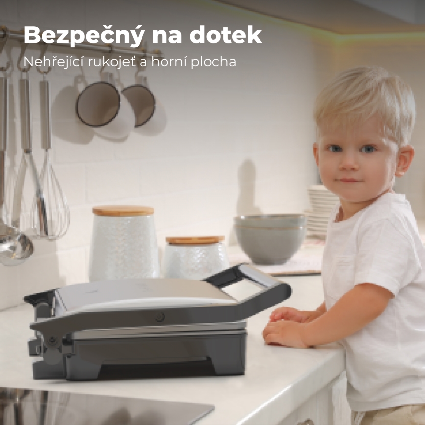 AENO - Контактний гриль 2000W/230V