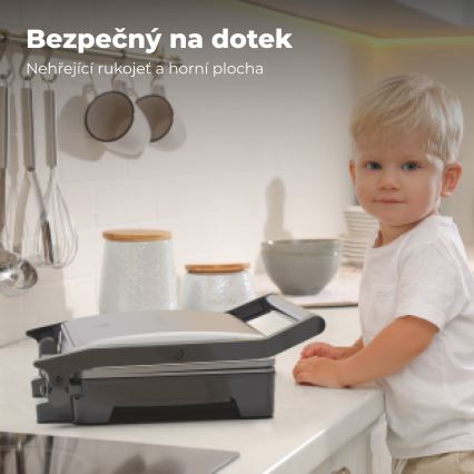 AENO - Контактный гриль 2000W/230V
