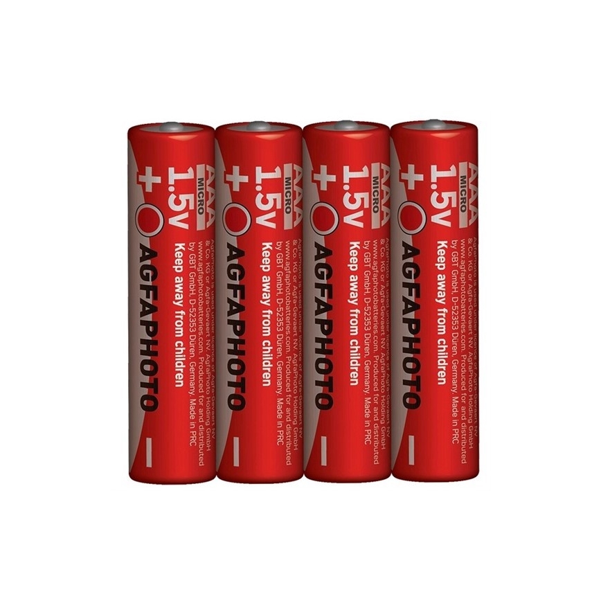 Цинковая батарейка AAA 1,5V 4 шт.