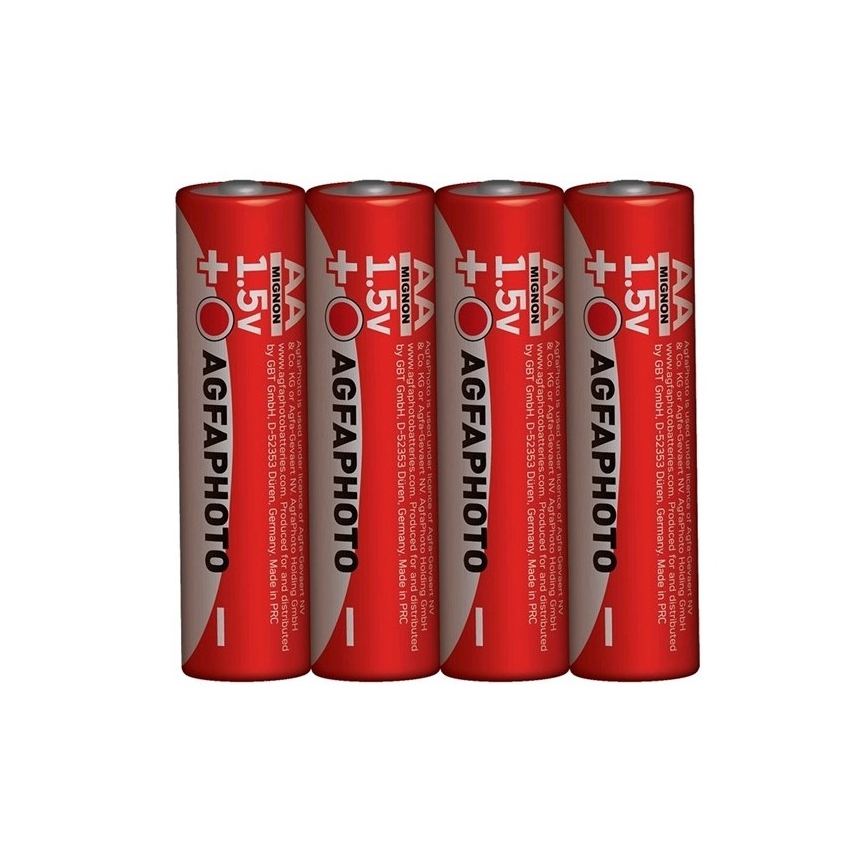 4 шт. Цинкова батарея AA 1,5V