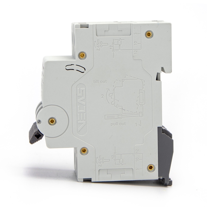 Aigostar - 2-полюсный автоматический выключатель 2P-63A-C 230-400V