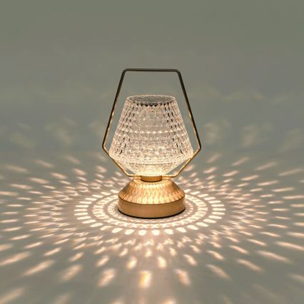 Aigostar - LED Настільна акумуляторна лампа з регулюванням яскравості LED/1W/5V 2700/4000/6500K 1800mAh 20 см