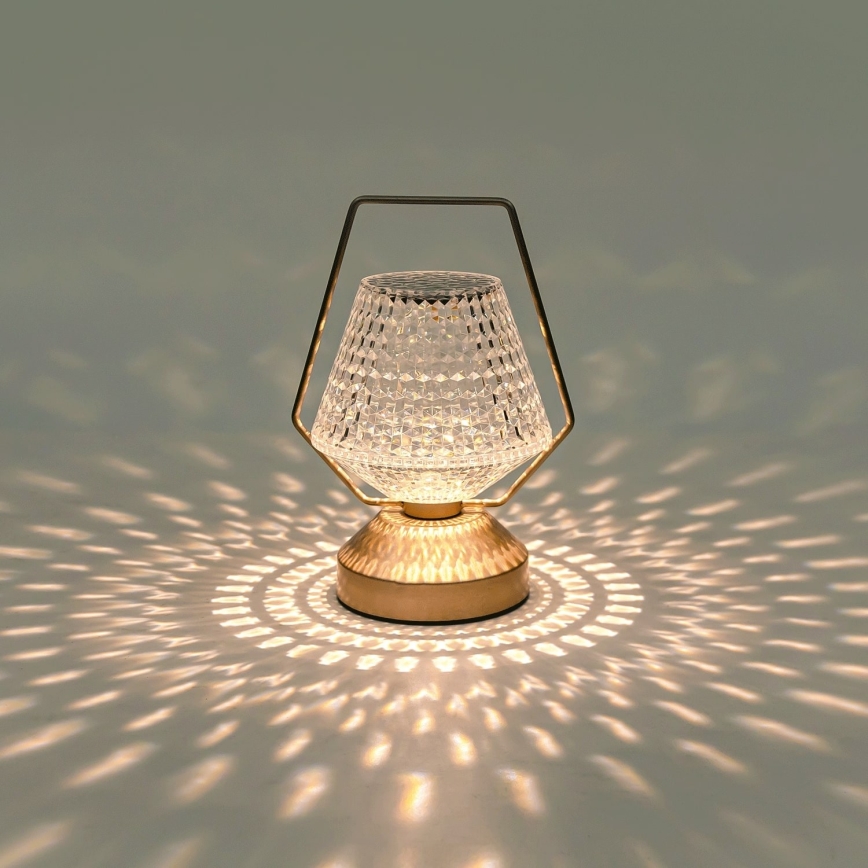 Aigostar - LED Настільна акумуляторна лампа з регулюванням яскравості LED/1W/5V 2700/4000/6500K 1800mAh 20 см