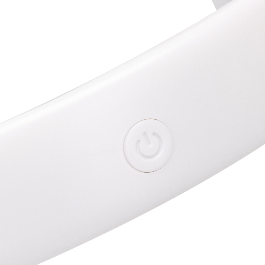 Aigostar - Акумуляторний вентилятор на шию 4W/5V 2000mAh білий