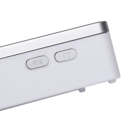 Aigostar - Бездротовий дверний дзвінок 3xAA IP44 срібний
