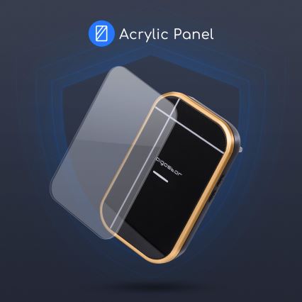 Aigostar - Бездротовий дверний дзвінок в розетку 230V IP44 чорний