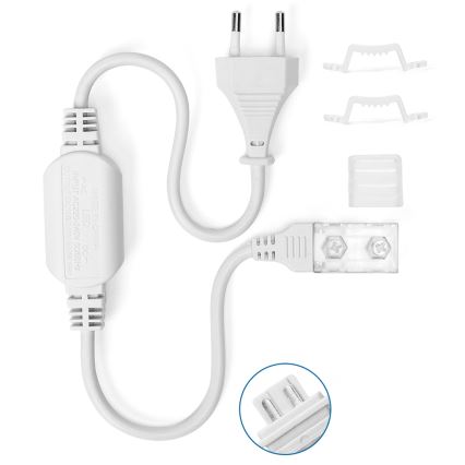Aigostar - Блок живлення для LED-стрічок 10 mm 600W/230V білий