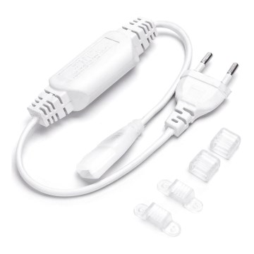 Aigostar - Блок живлення для LED-стрічок 8 мм 400 Вт/230 В білий