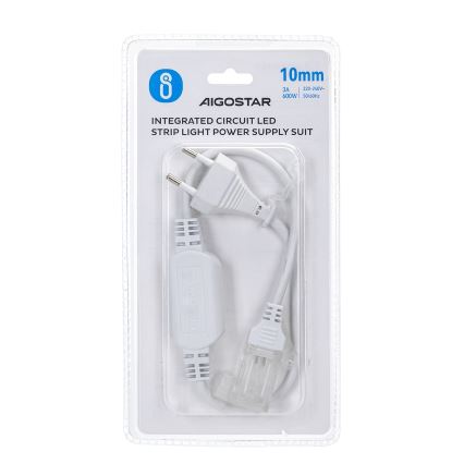 Aigostar - Блок живлення для LED-стрічок 10 mm 600W/230V білий