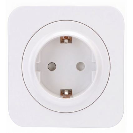 Aigostar - Бытовая розетка SCHUKO с рамкой, 250 В / 16 А, белая