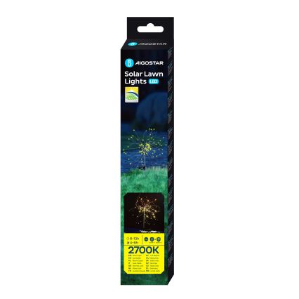 Aigostar - Декоративна LED лампа на сонячній батареї LED/0,03W/1,2V 88,5 см 2700K IP44 300 mAh