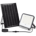 Aigostar - Диммируемый солнечный светодиодный прожектор LED/100 Вт/3,4 В 3000/4000/6500K IP66 8000 мА·ч + дистанционный пульт управления