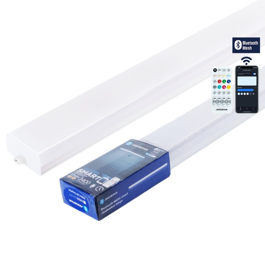 Aigostar - затемнюваний LED світильник MESH LED/30W/230V 6500K + пульт дистанційного керування