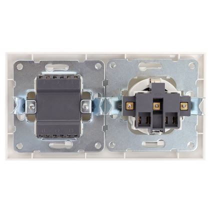Aigostar - Домашній вимикач з розеткою 1x16A/250V