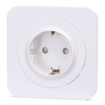 Aigostar - Домашня розетка з рамкою SCHUKO 250V біла
