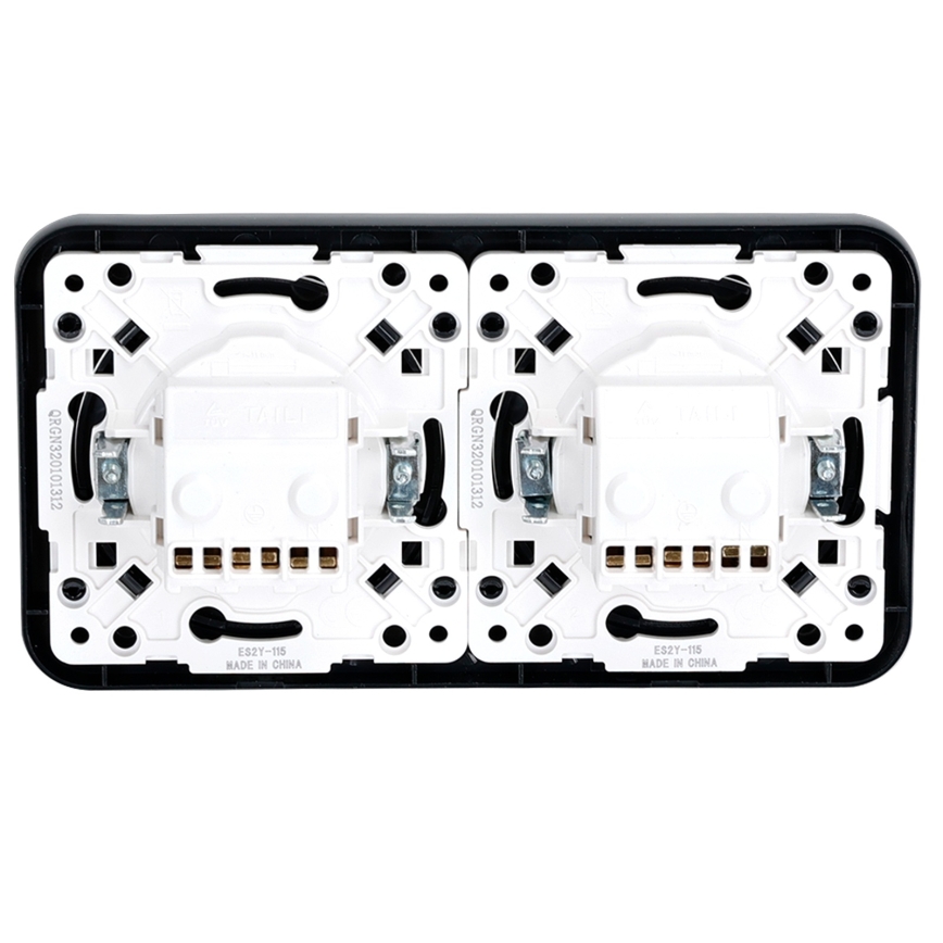 Aigostar - Домашняя розетка 2Z SCHUKO 250/16A