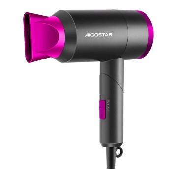 Aigostar - Дорожный фен 1800W/230V фиолетовый/черный