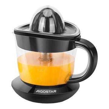 Aigostar - Електрична соковижималка для цитрусових 1l 40W/230V чорний