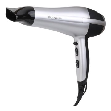 Aigostar - Фен 2200W/230V срібний/чорний
