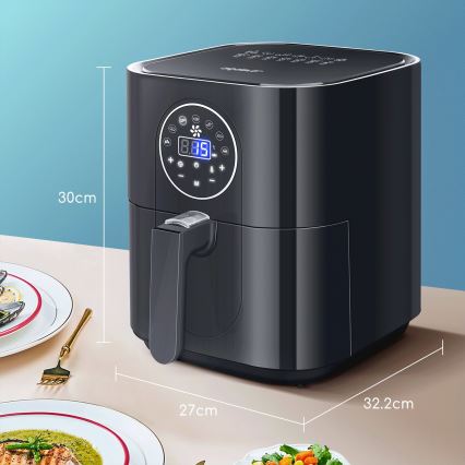 Aigostar - Фритюрница 1500W/230V 3,5 л черный