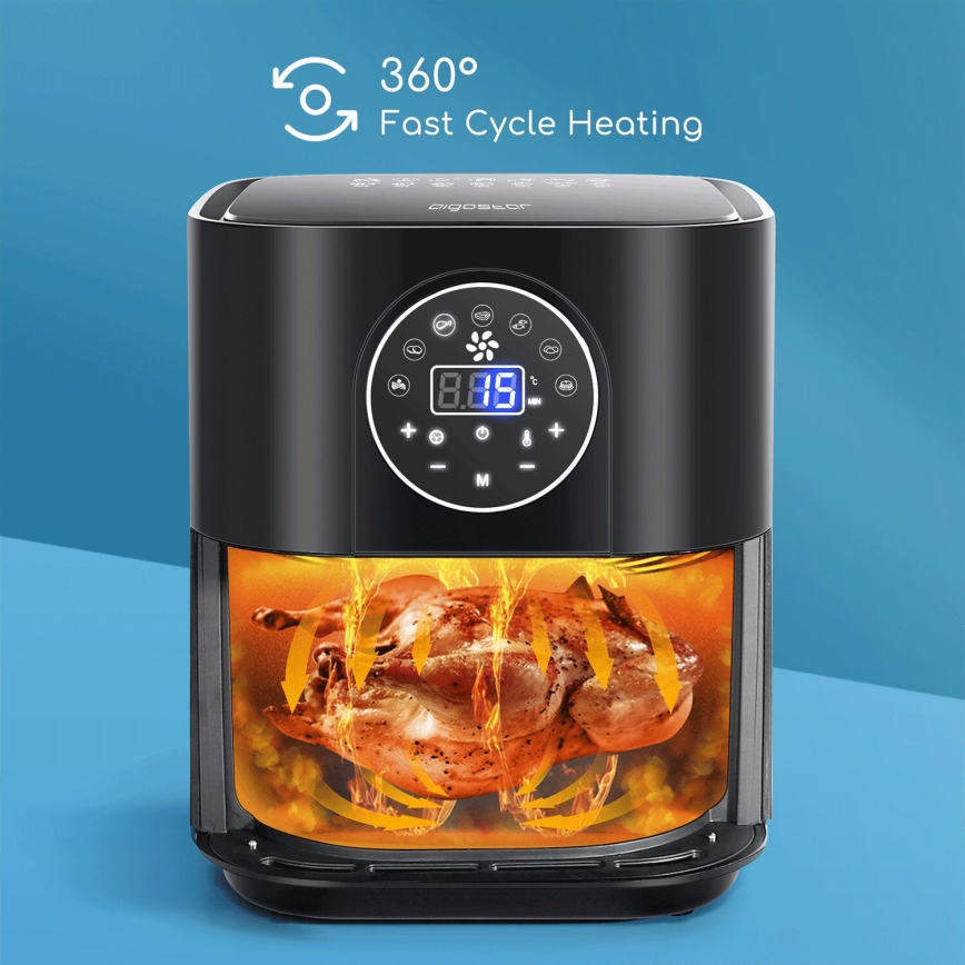 Aigostar - Фритюрница 1500W/230V 3,5 л черный