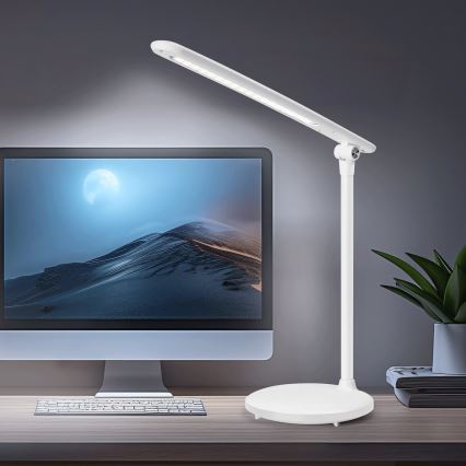 Aigostar - LED Акумуляторна сенсорна настільна лампа з регулюванням яскравості LED/3W/5V 2700/4000/6500K 1800 mAh