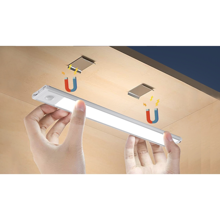 Aigostar - LED Акумуляторне освітлення для меблів з датчиком LED/1,5W/5V 6500K