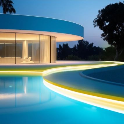 Aigostar - LED Cтрічка на сонячній батареї з регулюванням яскравості LED/1,6W/3,2V 3 м 1600 mAh 6500K IP65 + пульт дистанційного керування