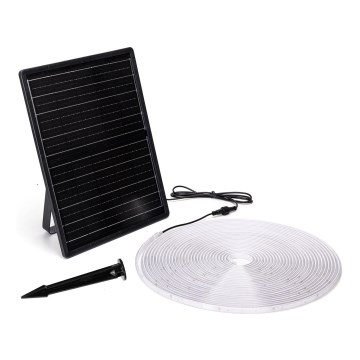 Aigostar - LED Cтрічка на сонячній батареї з регулюванням яскравості LED/20W/3,2V 20 м 2700K IP65 + пульт дистанційного керування