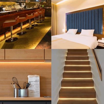 Aigostar - Регульована світлодіодна сонячна стрічка LED/1,6W/3,2V 3 м 2700K IP65 1800 мАг + дистанційне керування