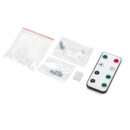 Aigostar - Регульована світлодіодна сонячна стрічка LED/1,6W/3,2V 3 м 2700K IP65 1800 мАг + дистанційне керування