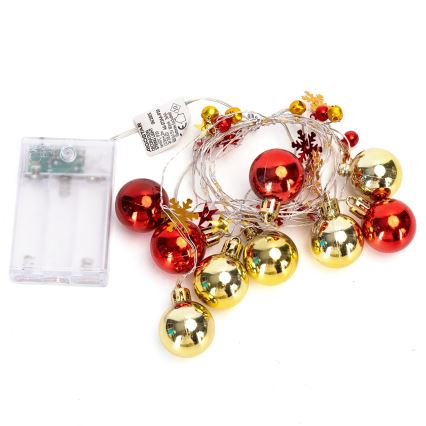 Aigostar - LED гірлянда 20xLED/3xAA 2m тепле біле