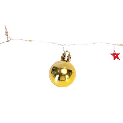 Aigostar - LED гірлянда 20xLED/3xAA 2m тепле біле