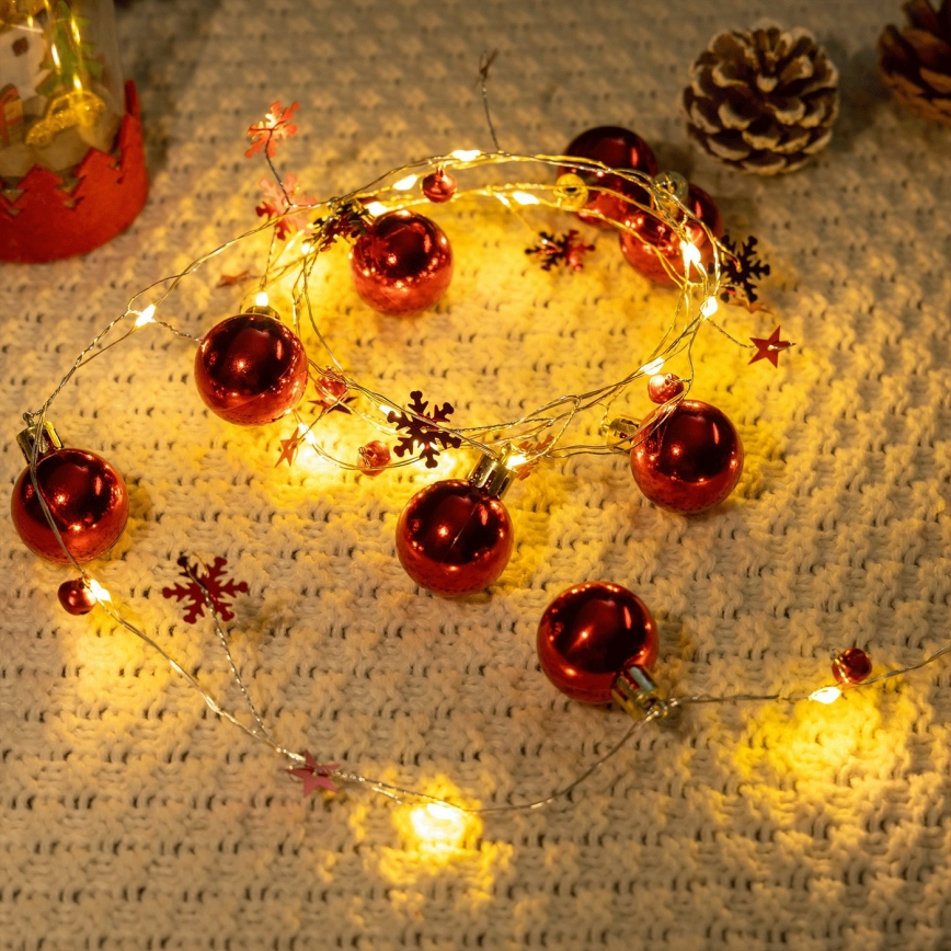 Aigostar - світлодіодна гірлянда 20xLED/3xAA 2 м тепле біле світло