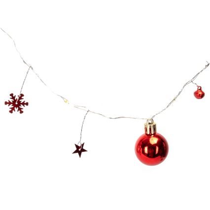 Aigostar - світлодіодна гірлянда 20xLED/3xAA 2 м тепле біле світло